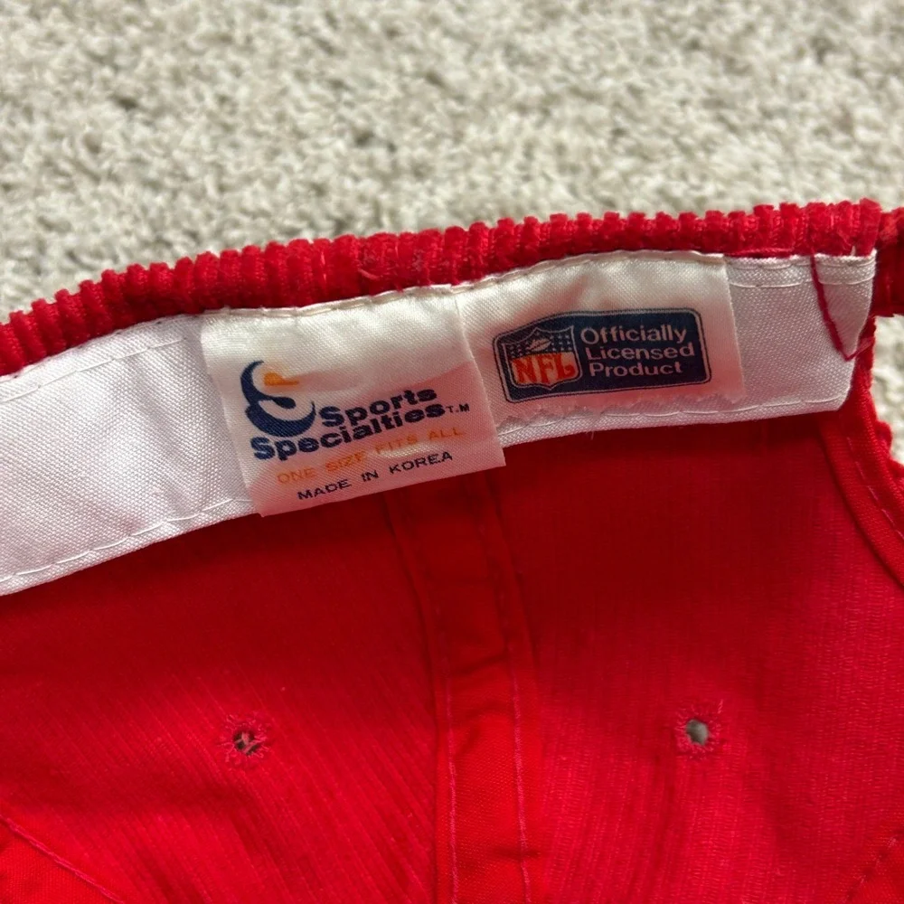 Vintage San Francisco 49ers Script Corduroy Hat The Cord Sport‎ Specialties NFL